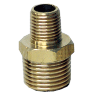 5/8" X 3/8" BRASS MALE PIPE REDUCER