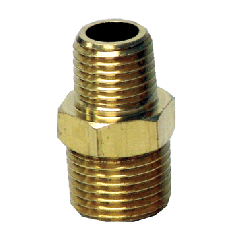 3/8" X 1/4" BRASS MALE PIPE REDUCER