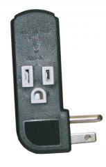 Vertical Wall Tap - 3 Outlet Adapter - UL Listed