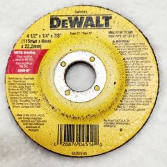 4 1/2" DeWalt Grinding Wheel