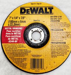 7" Dewalt Grinding Wheel