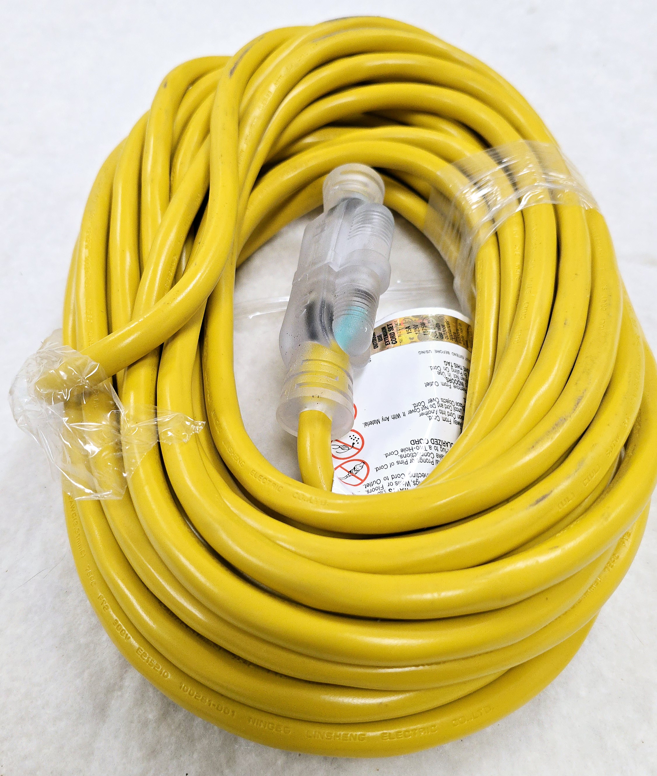 50' Lighted Outdoor Extension Cord: Prosperity Tool, Inc.