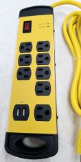 8 Outlet plus 2 USB outlet Surge Protector