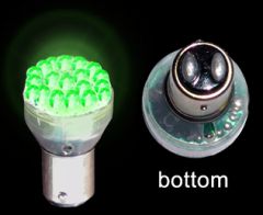 24 LED GREEN BRAKE LIGHT BULB