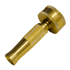 4" BRASS HOSE NOZZLE