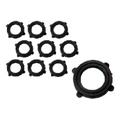 10 PIECE 1" RUBBER WASHER SET