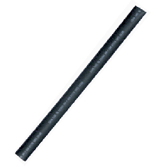 10 PIECE 12" X 1/2" BLACK HEAT SHRINK TUBE PACK