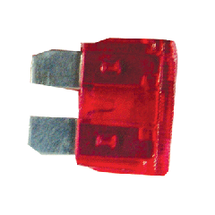 100 PIECE 10 AMP RED STANDARD FUSES