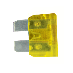 100 PIECE 20 AMP YELLOW STANDARD FUSES
