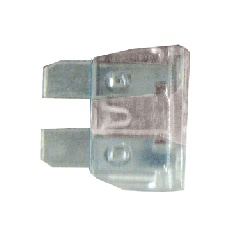 100 PIECE 25 AMP CLEAR STANDARD FUSES