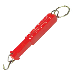 2 1/2" 8 LB. KEY CHAIN SCALE