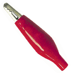 1 1/2" RED 10 AMP ALLIGATOR CLIP