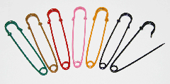70 PIECE 4" EXTRA LARGE SAFETY PIN PACK
