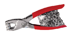 7'' EYELET PLIER with 100PC 1/4'' GROMMETS