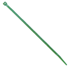 1000 PIECE 4" GREEN NYLON CABLE TIE PACK