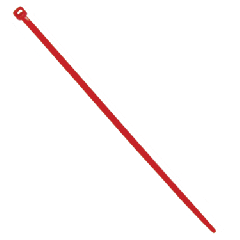 1000 PIECE 4" RED NYLON CABLE TIE PACK