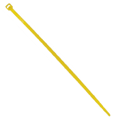 1000 PIECE 4" YELLOW NYLON CABLE TIE PACK