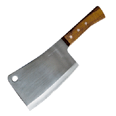 7" STAINLESS STEEL BUTCHER KNIFE