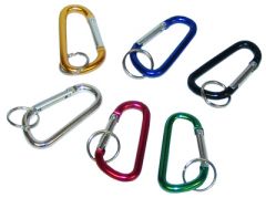 7MM MIX COLOR ALUMINUM LINKS WITH 2" KEY RING