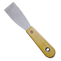 3" WOODEN HANDLE PUTTY KNIFE