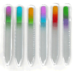 24PC CRYSTAL NAIL FILES