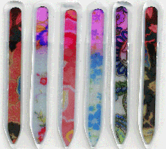 24PC CRYSTAL NAIL FILES