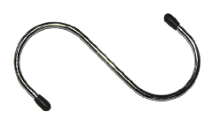 10PC-5'' DEEP CHROME PLATED S-HOOK