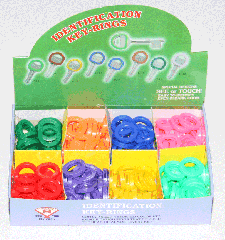 200-PC KEY COLOR CODE DISPLAY BOX