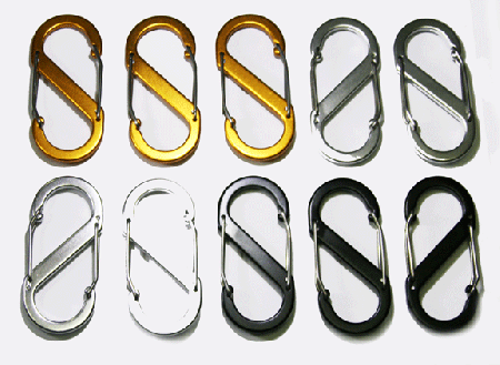 3.5'' Double Gated Carabiner S-Hook/Spring Snap: Prosperity Tool, Inc.