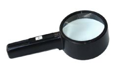 3X POWER 4 1/2" TABLE MAGNIFIER W/LIGHTED GLASS LENS