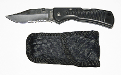 8'' Folding Knife with Heavy Duty Pouch