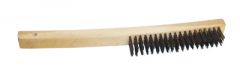 4 X 19 STAINLESS STEEL WOOD HANDLE BRUSH