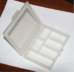 6 COMPARTMENT CLEAR STORAGE BOX