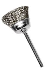 10  PIECE 3/4" STAINLESS STEEL CUP BRUSH