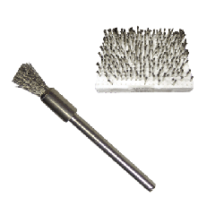 336 PIECE 1/4" STAINLESS STEEL END BRUSH DISPLAY