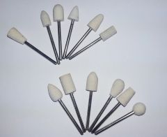 12pc Mounted Felt Burr Set