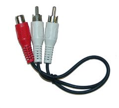 10" STEREO AUDIO Y-CABLE