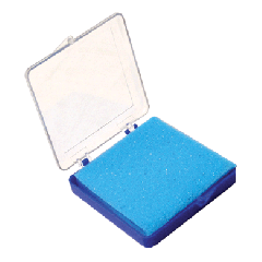 3 1/2" SQUARE PLASTIC BOX