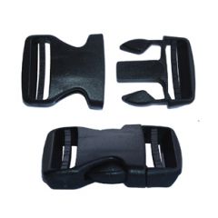 100PC 1" SNAP-OFF PLASTIC BUCKLE