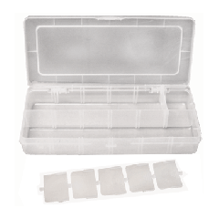 12 COMPARTMENT PLASTIC BOX