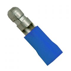 10 PACK of 14-16 GAUGE BLUE MALE VINYL INSULATED BULLET